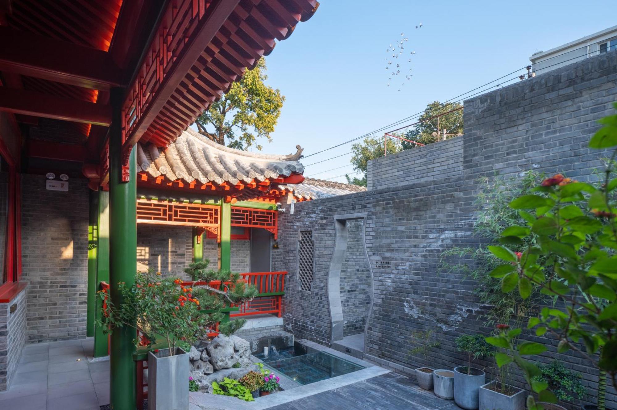 Xinxiang Yayuan: Beijing Courtyard with Sky Garden near Tiananmen Hotel Exterior photo